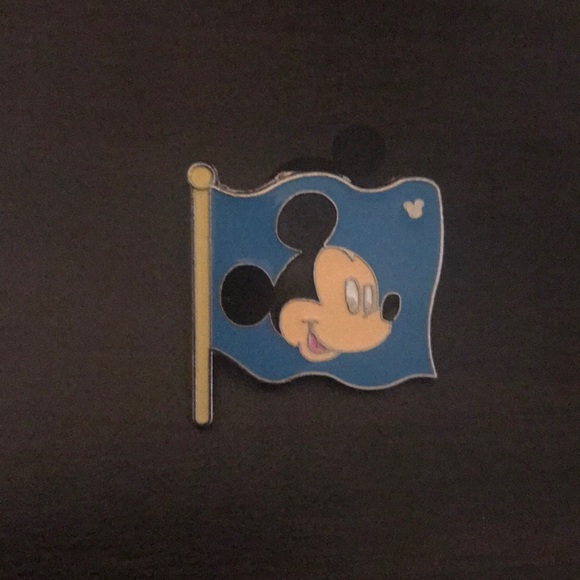 Disney | Accessories | Disney Enamel Pin Mickey Mouse Flag | Poshmark